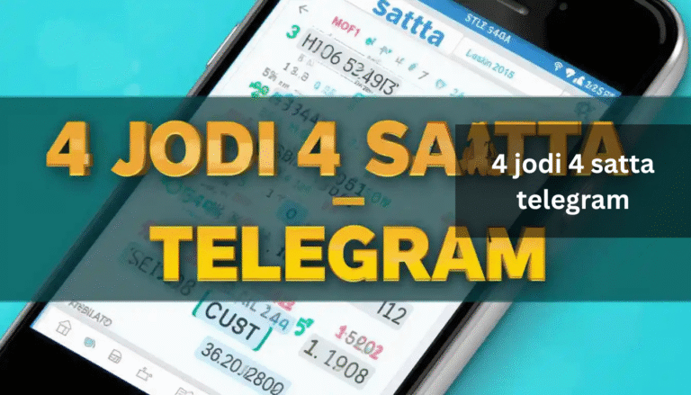 4 jodi 4 satta telegram