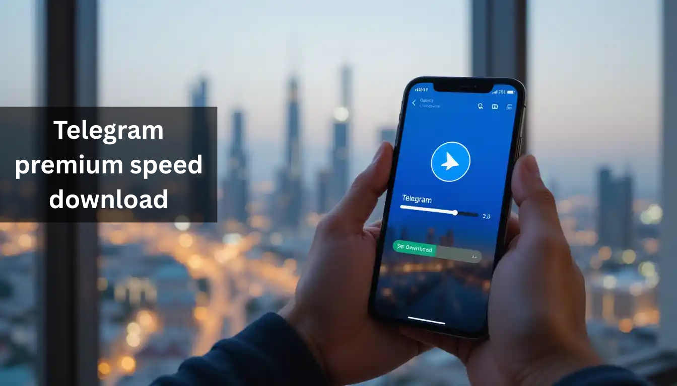 telegram premium speed download