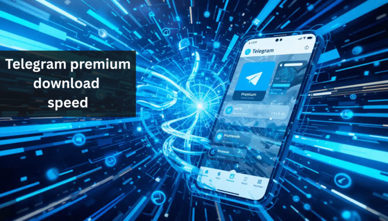 telegram premium download speed
